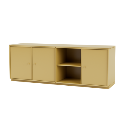 Meuble bas Save Quick Ship, laque 157 Cumin, sur socle de 3 cm, packshot Montana