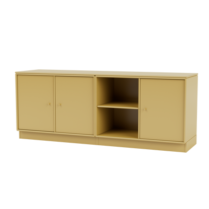 Meuble bas Save Quick Ship, laque 157 Cumin, sur socle de 7 cm, packshot Montana