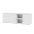 Meuble bas Save Quick Ship, laque 101 New White, suspendu au mur, packshot Montana