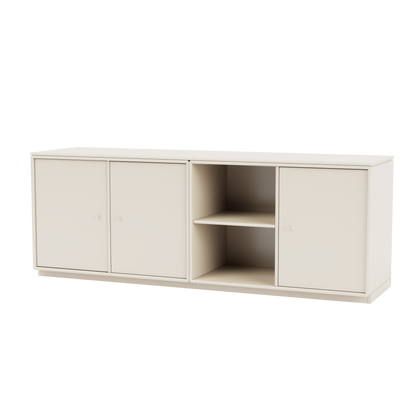 Meuble bas Save Quick Ship, laque 158 Oat, sur socle de 3 cm, packshot Montana