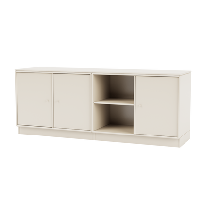 Meuble bas Save Quick Ship, laque 158 Oat, sur socle de 7 cm, packshot Montana