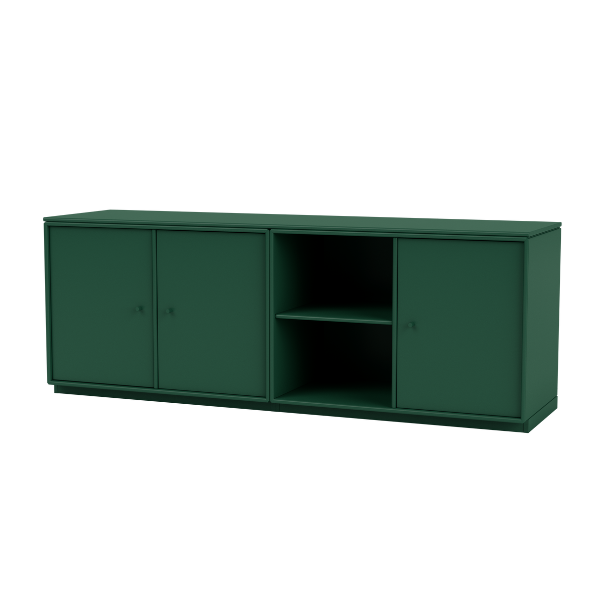 Meuble bas Save Quick Ship, laque 136 Pine, sur socle de 3 cm, packshot Montana