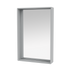 Miroir Colour Frame SHELFIE Montana, cadre laqué 02 Fjord, vue de trois quarts sur fond blanc