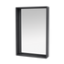 Miroir Colour Frame SHELFIE Montana, cadre laqué 04 Anthracite, vue de trois quarts sur fond blanc