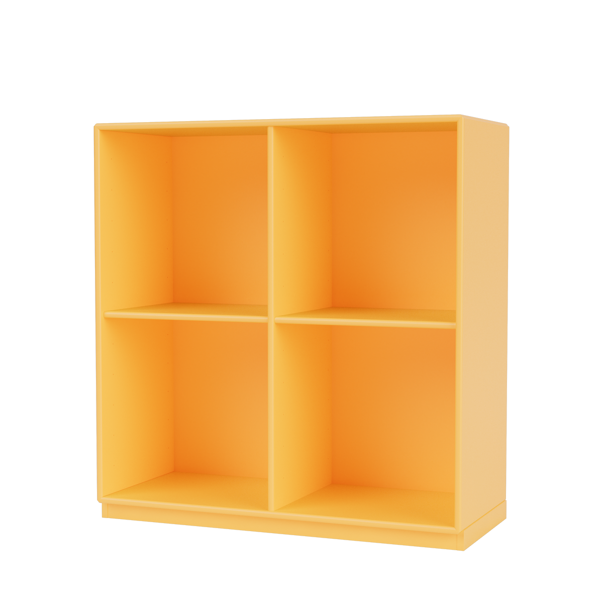 Module de Rangement Show par Peter J. Lassen, laque 166 Acacia, sur socle de 3 cm, packshot Montana