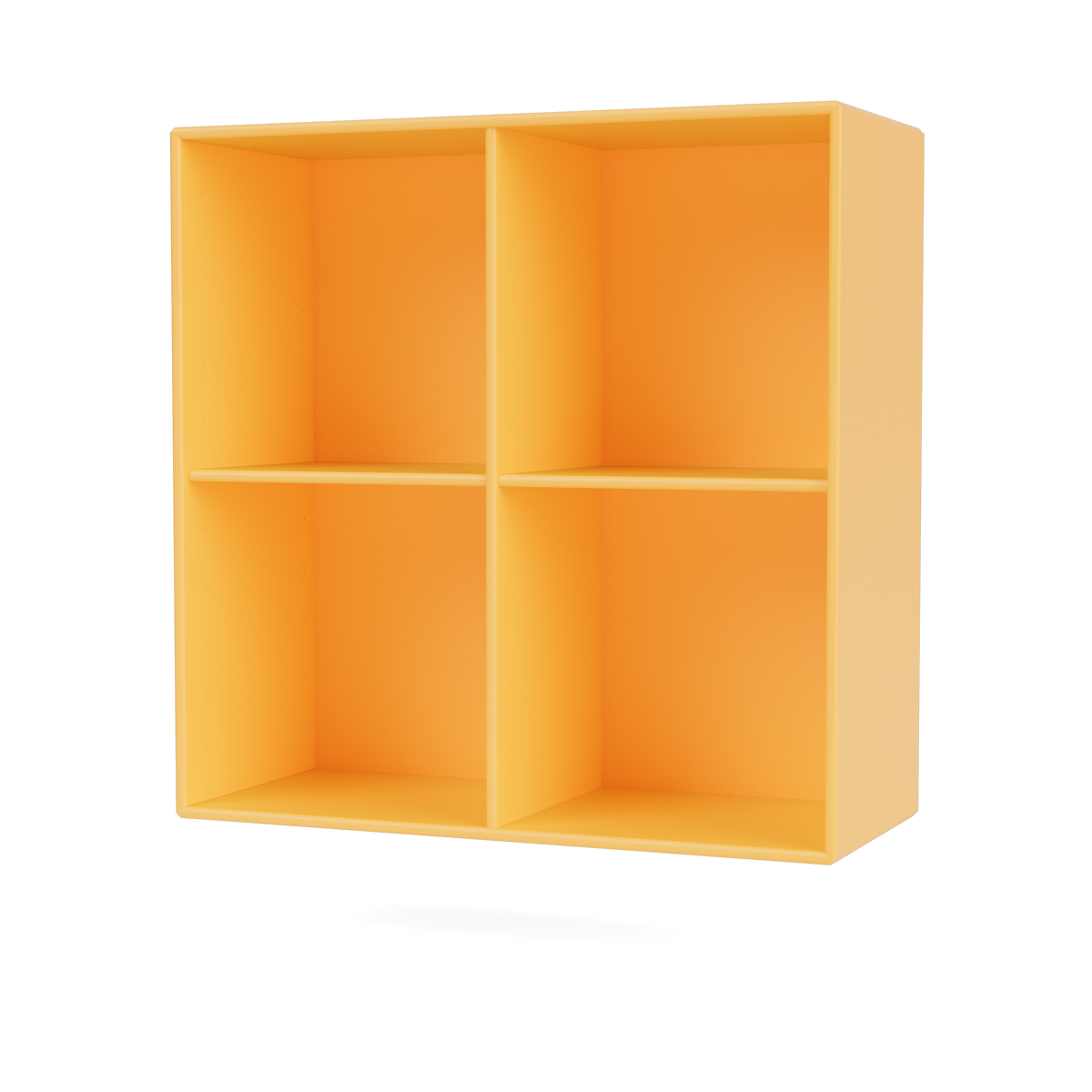 Module de Rangement Show par Peter J. Lassen, laque 166 Acacia, suspendu au mur, packshot Montana