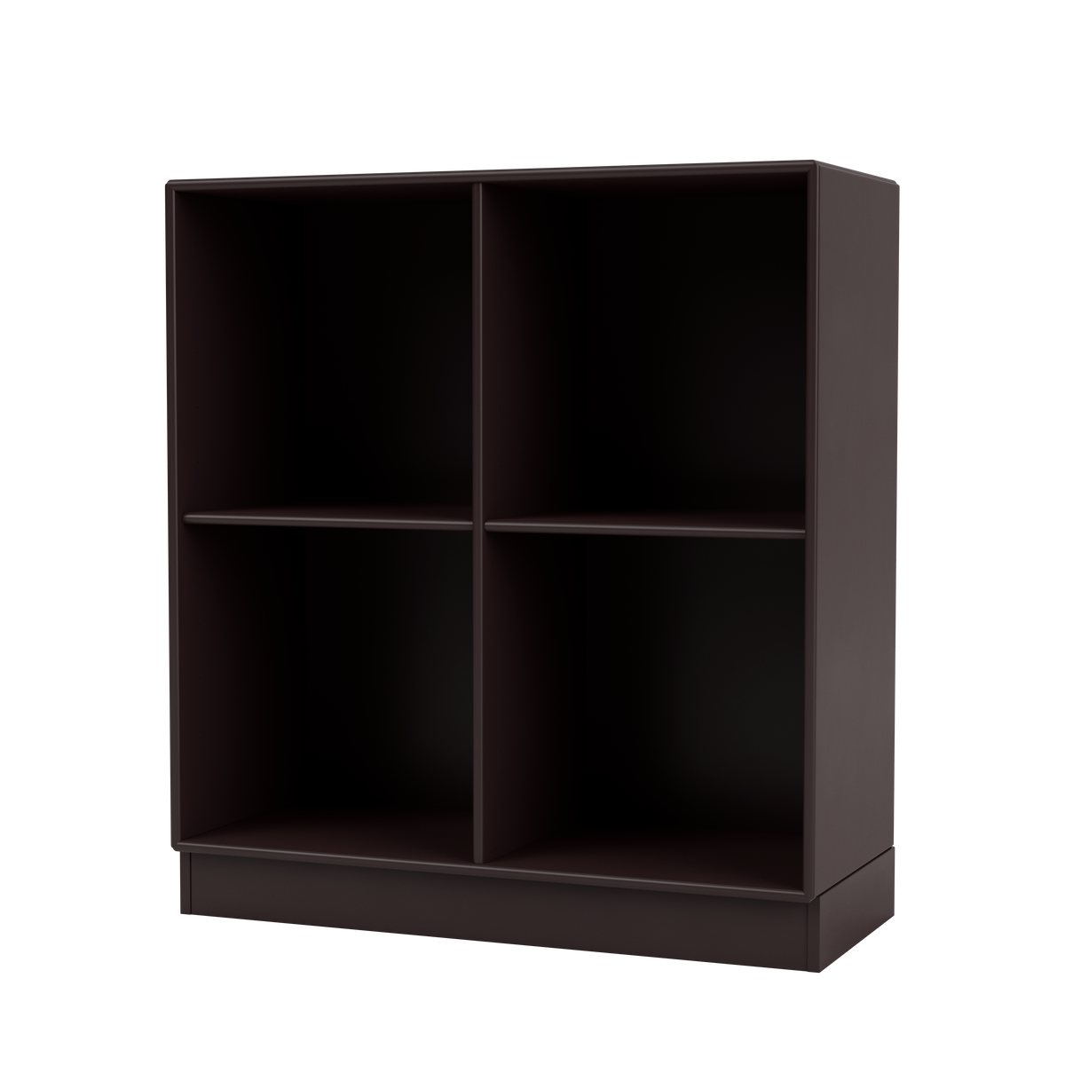 Module de Rangement Show par Peter J. Lassen, laque 160 Balsamic, sur socle de 7 cm, packshot Montana