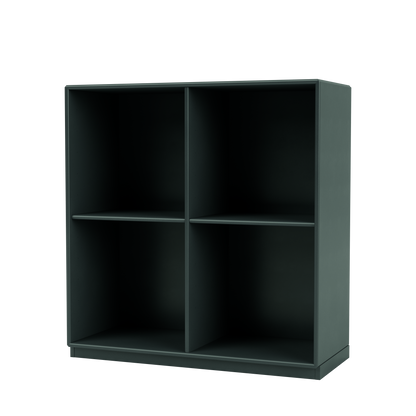 Module de Rangement Show par Peter J. Lassen, laque 163 Black Jade, sur socle de 3 cm, packshot Montana