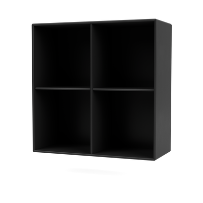 Module de Rangement Show par Peter J. Lassen, laque 05 Black, suspendu au mur, packshot Montana