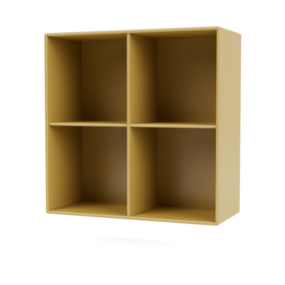 Bibliothèque Show Quick Ship, laque 157 Cumin, suspendu au mur, packshot Montana