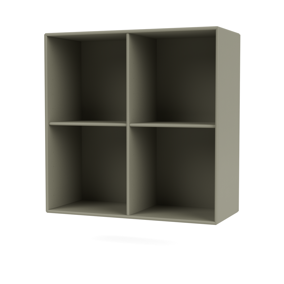 Bibliothèque Show Quick Ship, laque 144 Fennel, suspendu au mur, packshot Montana