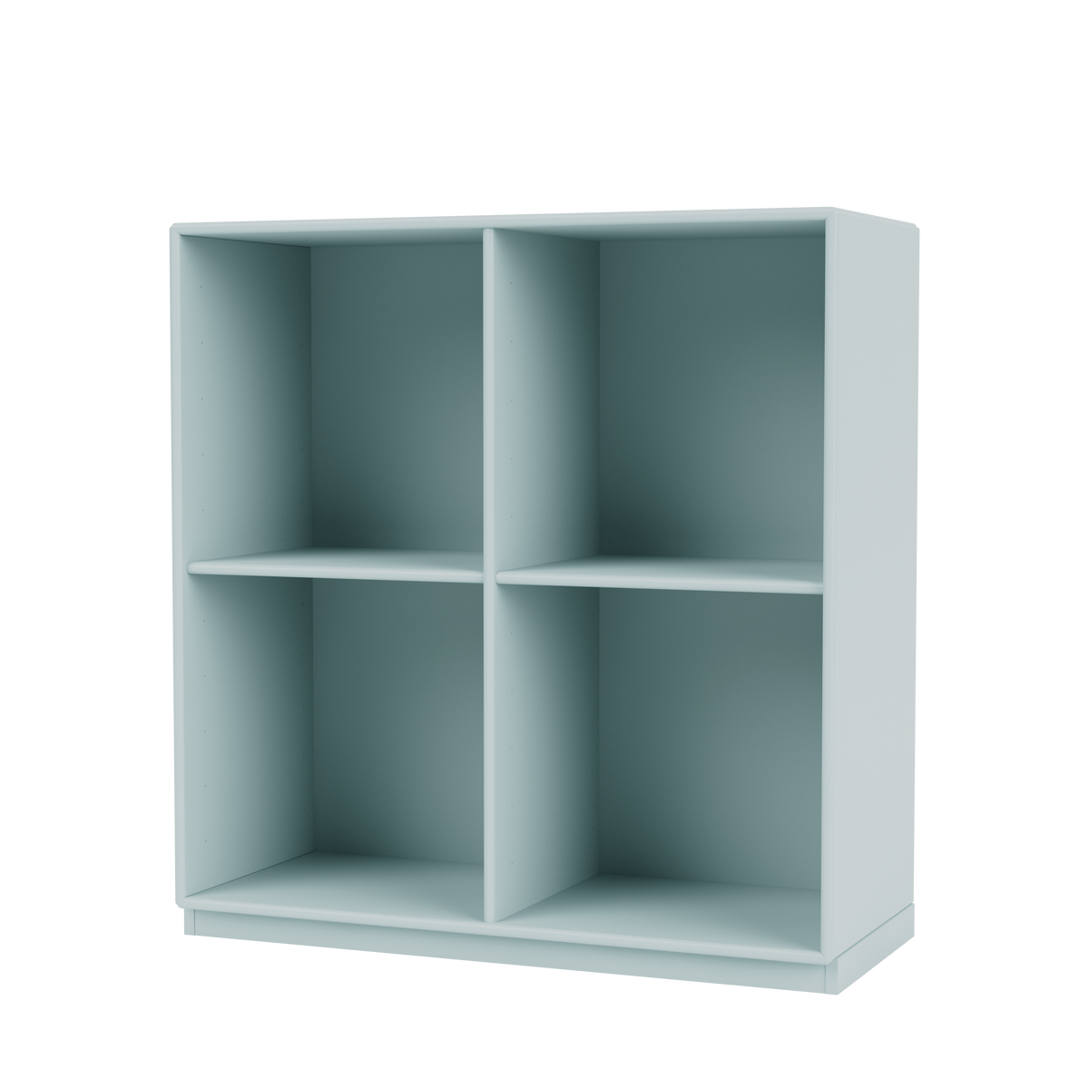 Bibliothèque Show Quick Ship, laque 148 Flint, sur socle de 3 cm, packshot Montana