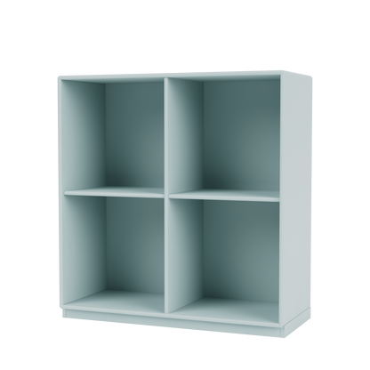 Bibliothèque Show Quick Ship, laque 148 Flint, sur socle de 3 cm, packshot Montana