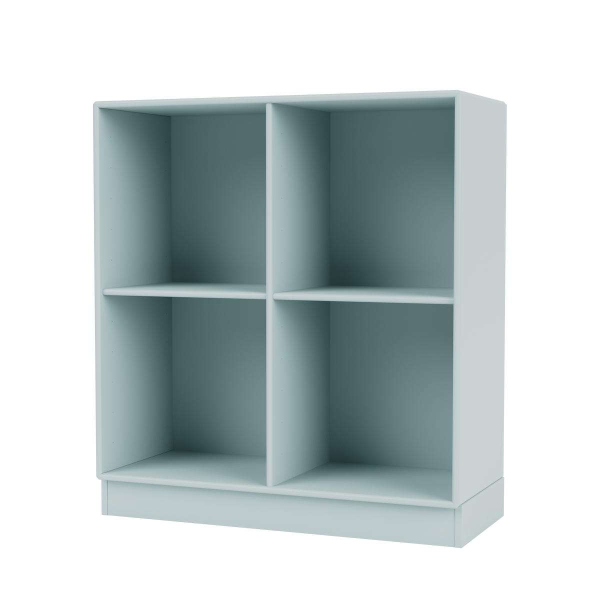 Bibliothèque Show Quick Ship, laque 148 Flint, sur socle de 7 cm, packshot Montana