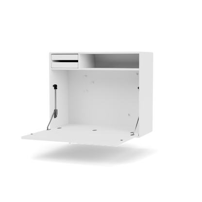 Secrétaire Studio Quick Ship, laque 101 New White, packshot Montana
