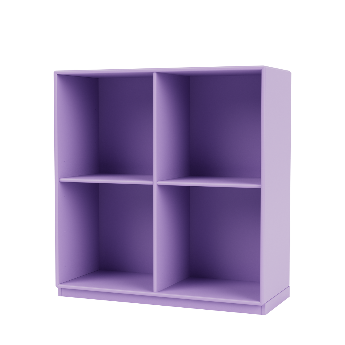 Module de Rangement Show par Peter J. Lassen, laque 164 Iris, sur socle de 3 cm, packshot Montana