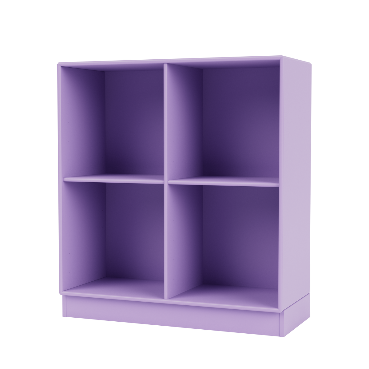 Module de Rangement Show par Peter J. Lassen, laque 164 Iris, sur socle de 7 cm, packshot Montana