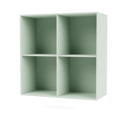 Module de Rangement Show par Peter J. Lassen, laque 161 Mist, suspendu au mur, packshot Montana
