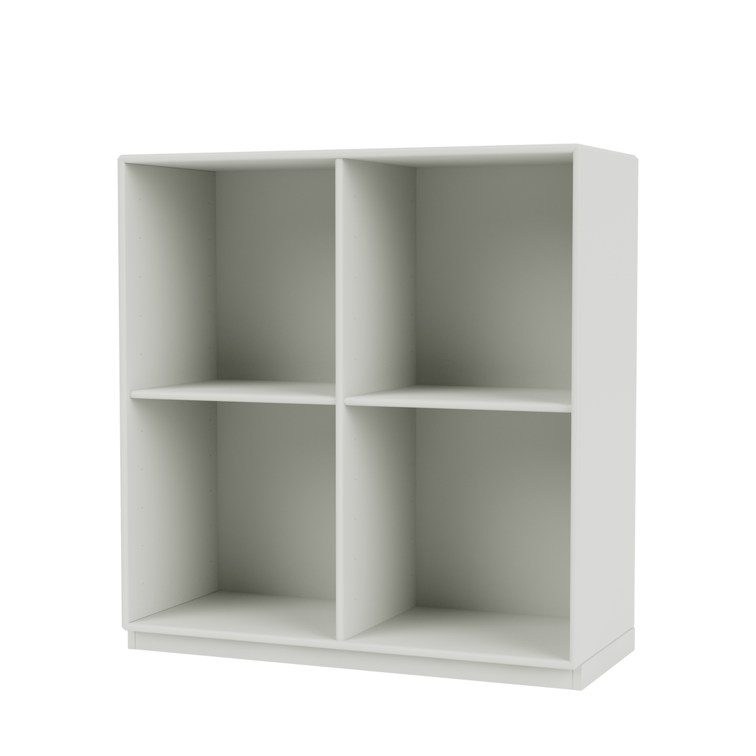 Bibliothèque Show Quick Ship, laque 09 Nordic, sur socle de 3 cm, packshot Montana