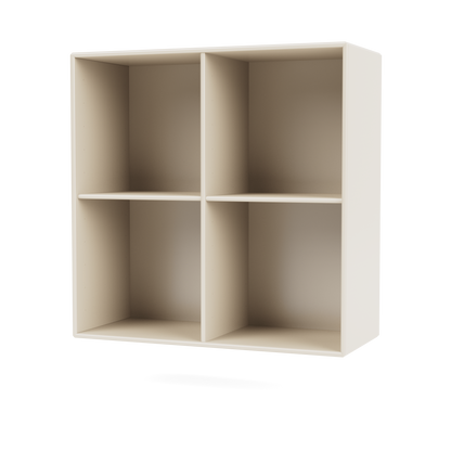 Bibliothèque Show Quick Ship, laque 158 Oat, suspendu au mur, packshot Montana
