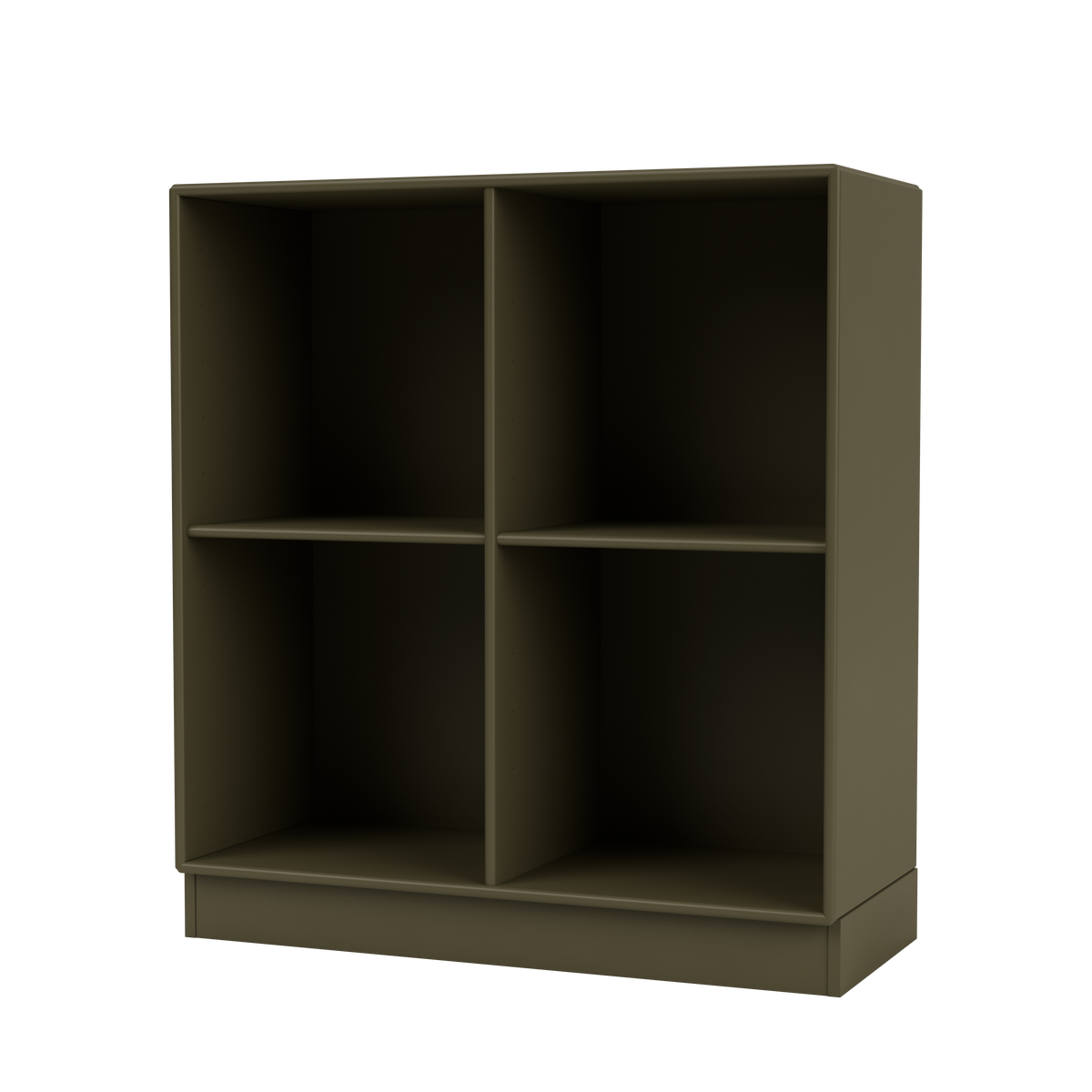 Module de Rangement Show par Peter J. Lassen, laque 139 Oregano, sur socle de 7 cm, packshot Montana