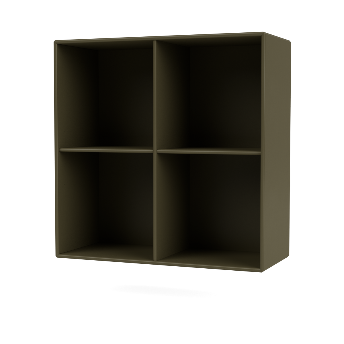 Module de Rangement Show par Peter J. Lassen, laque 139 Oregano, suspendu au mur, packshot Montana