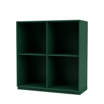 Bibliothèque Show Quick Ship, laque 136 Pine, sur socle de 3 cm, packshot Montana