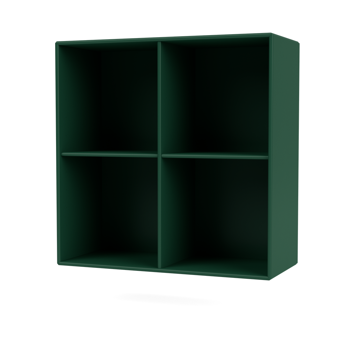 Bibliothèque Show Quick Ship, laque 136 Pine, suspendu au mur, packshot Montana