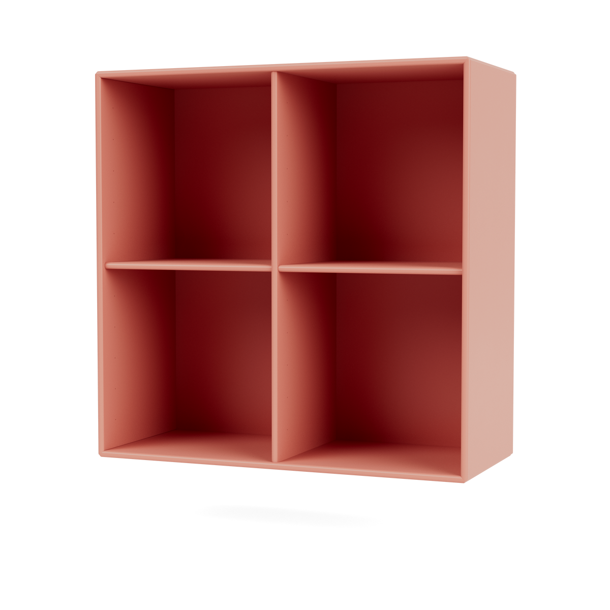 Module de Rangement Show par Peter J. Lassen, laque 151 Rhubarb, suspendu au mur, packshot Montana