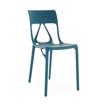 Nouveauté Chaise empilable A.I Lite de Philippe Starck - Kartell-Bleu-The Woods Gallery