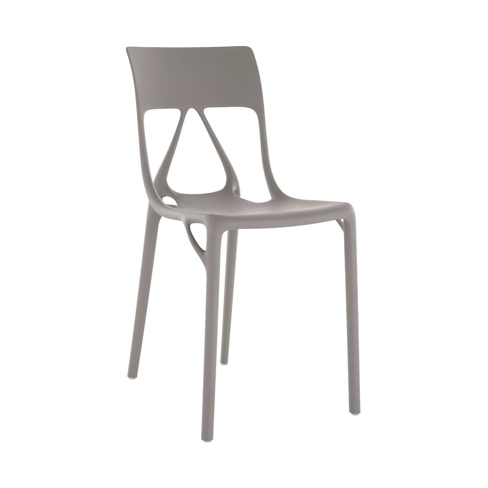 Nouveauté Chaise empilable A.I Lite de Philippe Starck - Kartell-Gris-The Woods Gallery