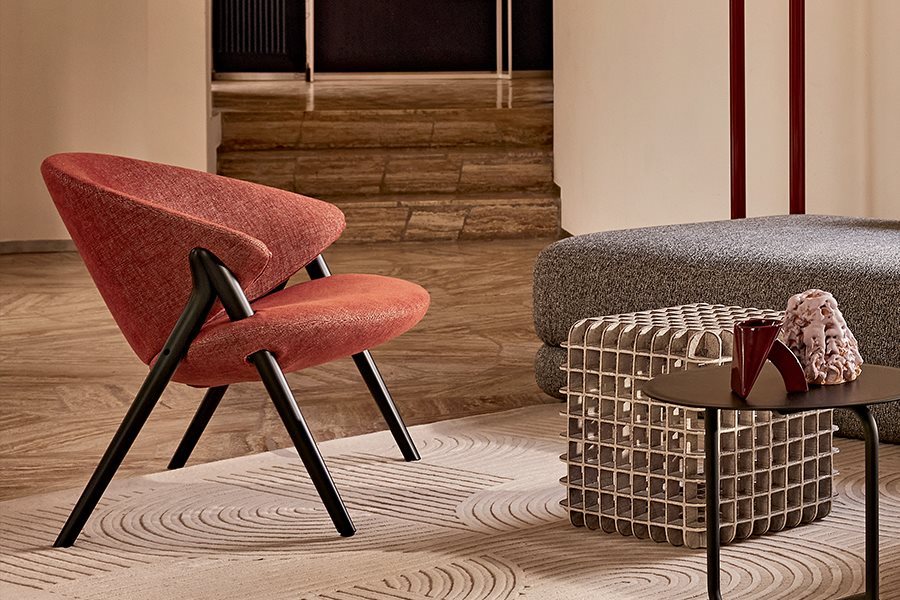 Fauteuil Oliva 883 de Constance Guisset - Zanotta, vue 1