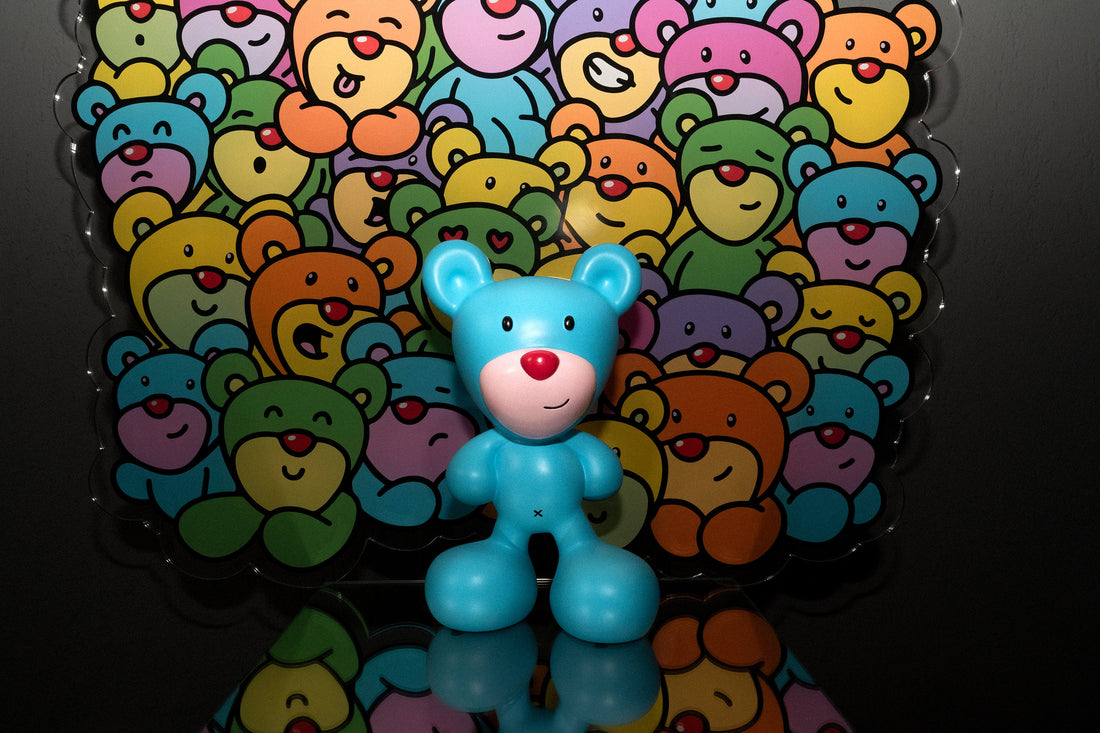 Figurine Blue Bear de Gianpiero D&