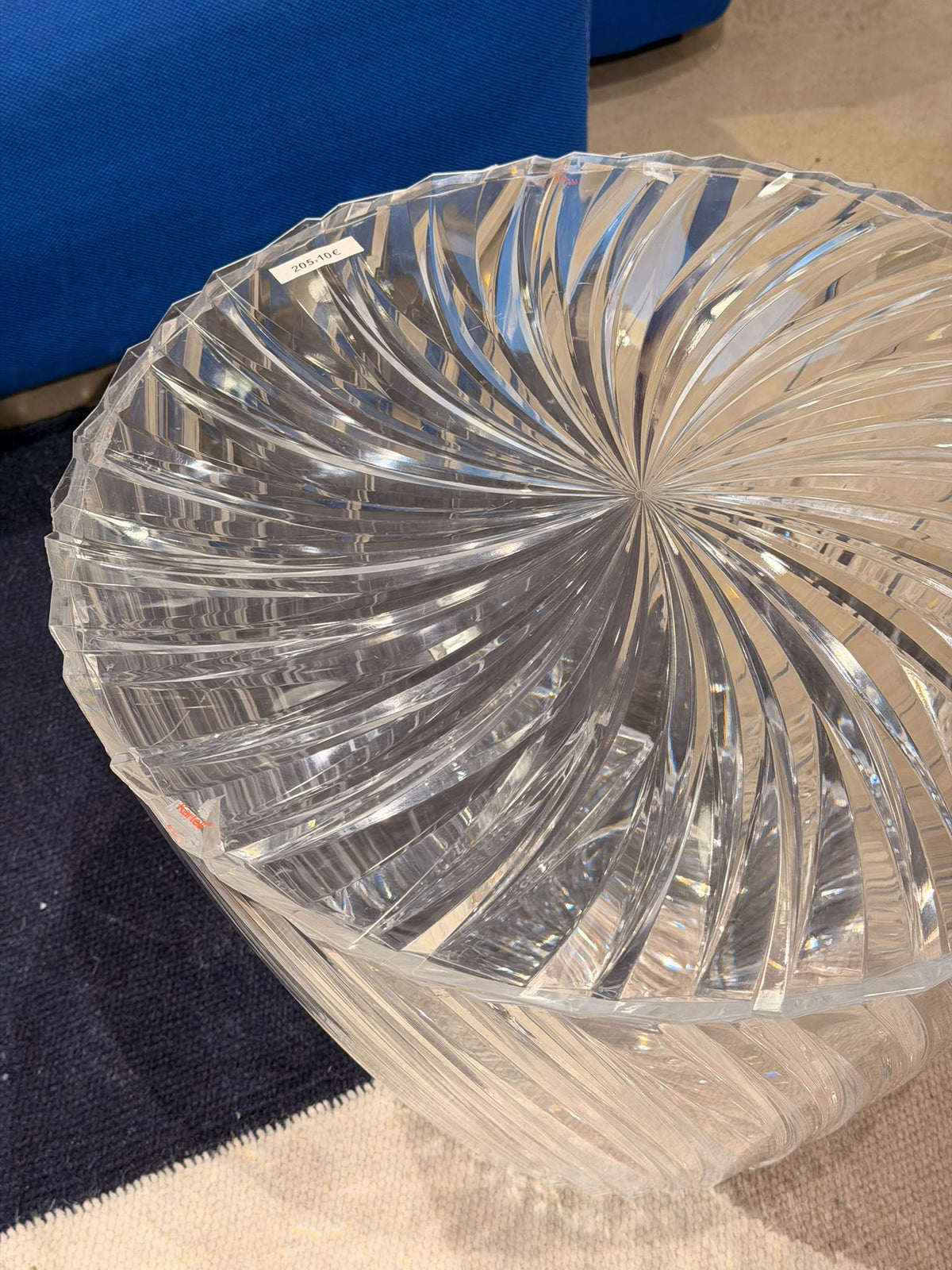 Table - Tabouret Sparkle cristal Ø 45 de Tokujin Yoshioka - Kartell - modèle d&
