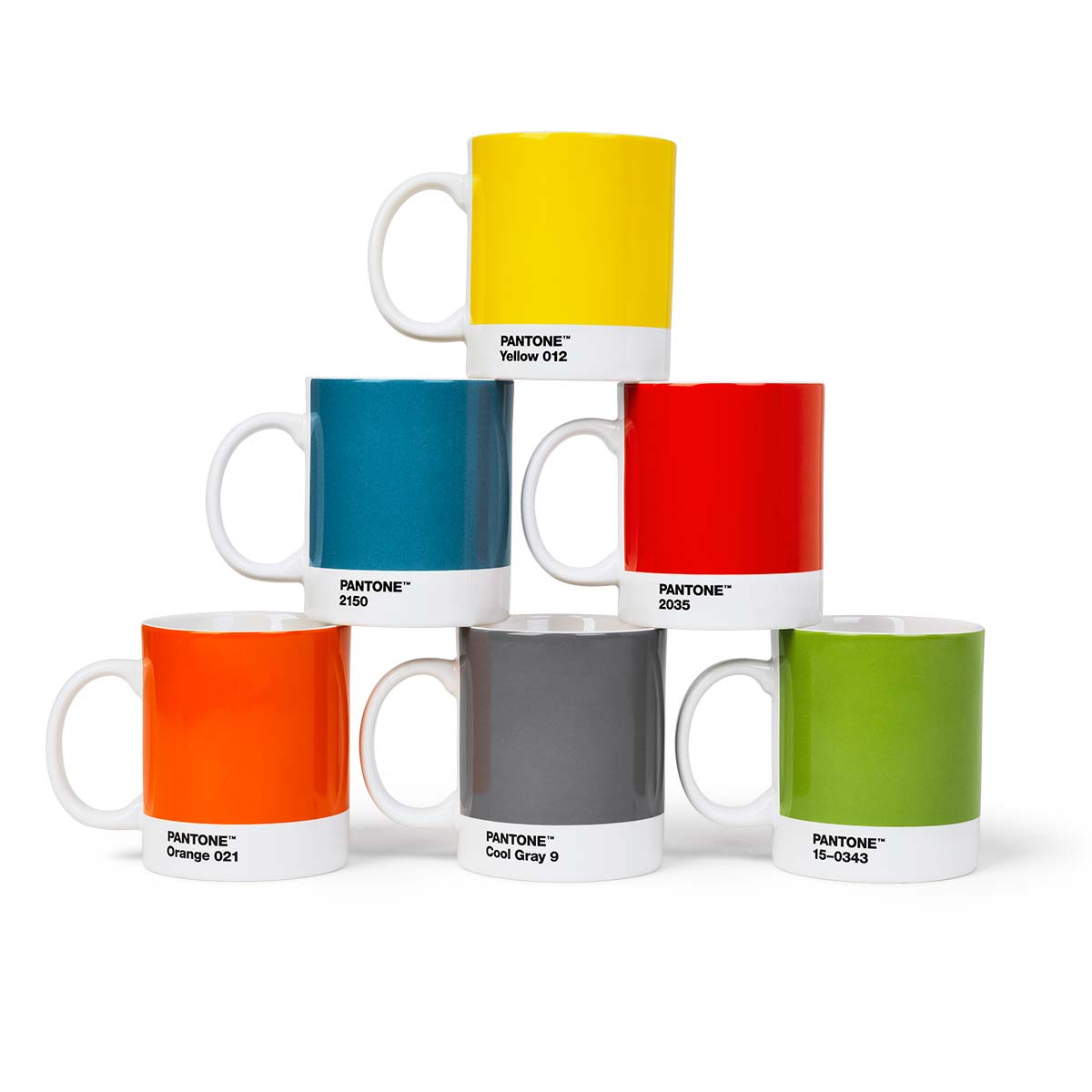 Pantone Mug - Copenhagen design-Black-The Woods Gallery