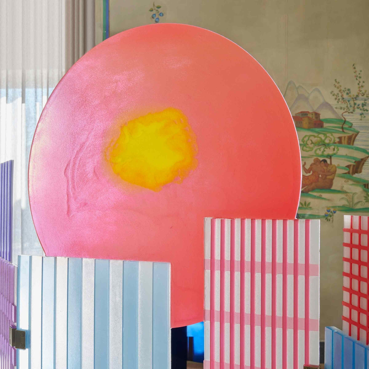 Paravent en résine TRAMONTO A NEW YORK par Gaetano Pesce - Cassina-The Woods Gallery