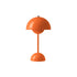 Petite lampe de table Flowerpot VP9 de Verner Panton - &Tradition-Orange acidulé-The Woods Gallery