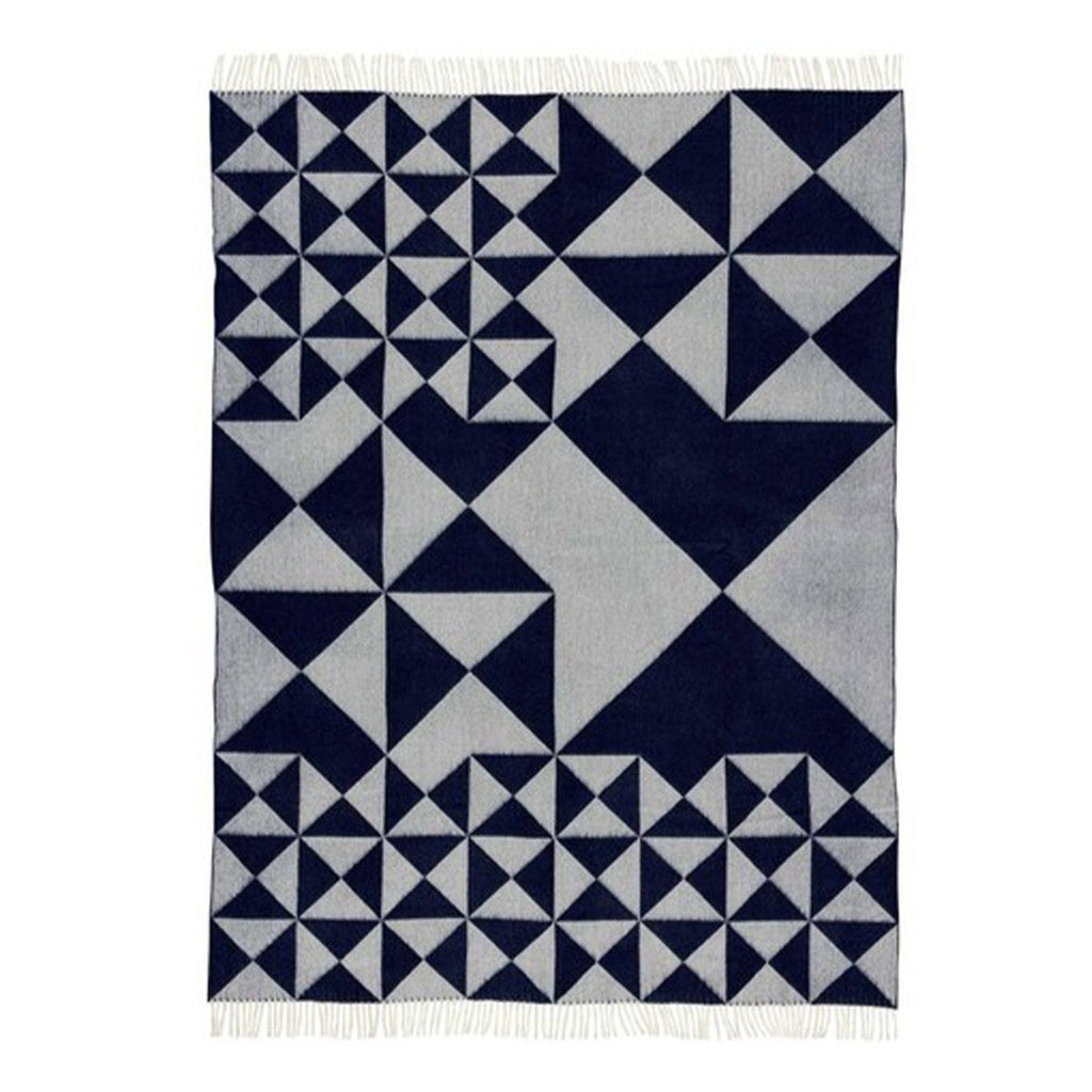 Plaid Mirror Throw 130x190cm de Verner Panton - Verpan-Jaune-The Woods Gallery