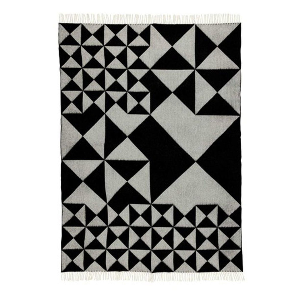 Plaid Mirror Throw 130x190cm de Verner Panton - Verpan-Jaune-The Woods Gallery