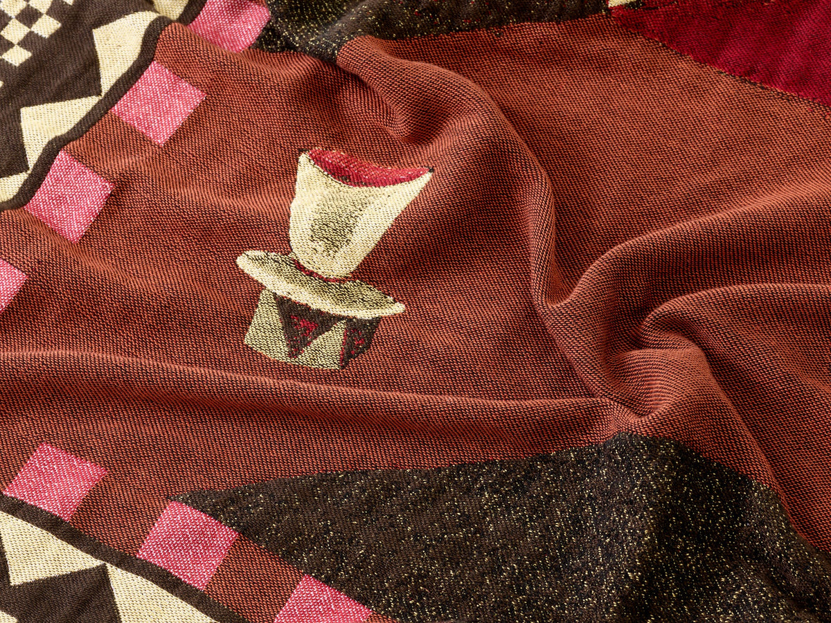 Plaid Momento JH46 - &amp;Tradition-Rouge aurore-The Woods Gallery