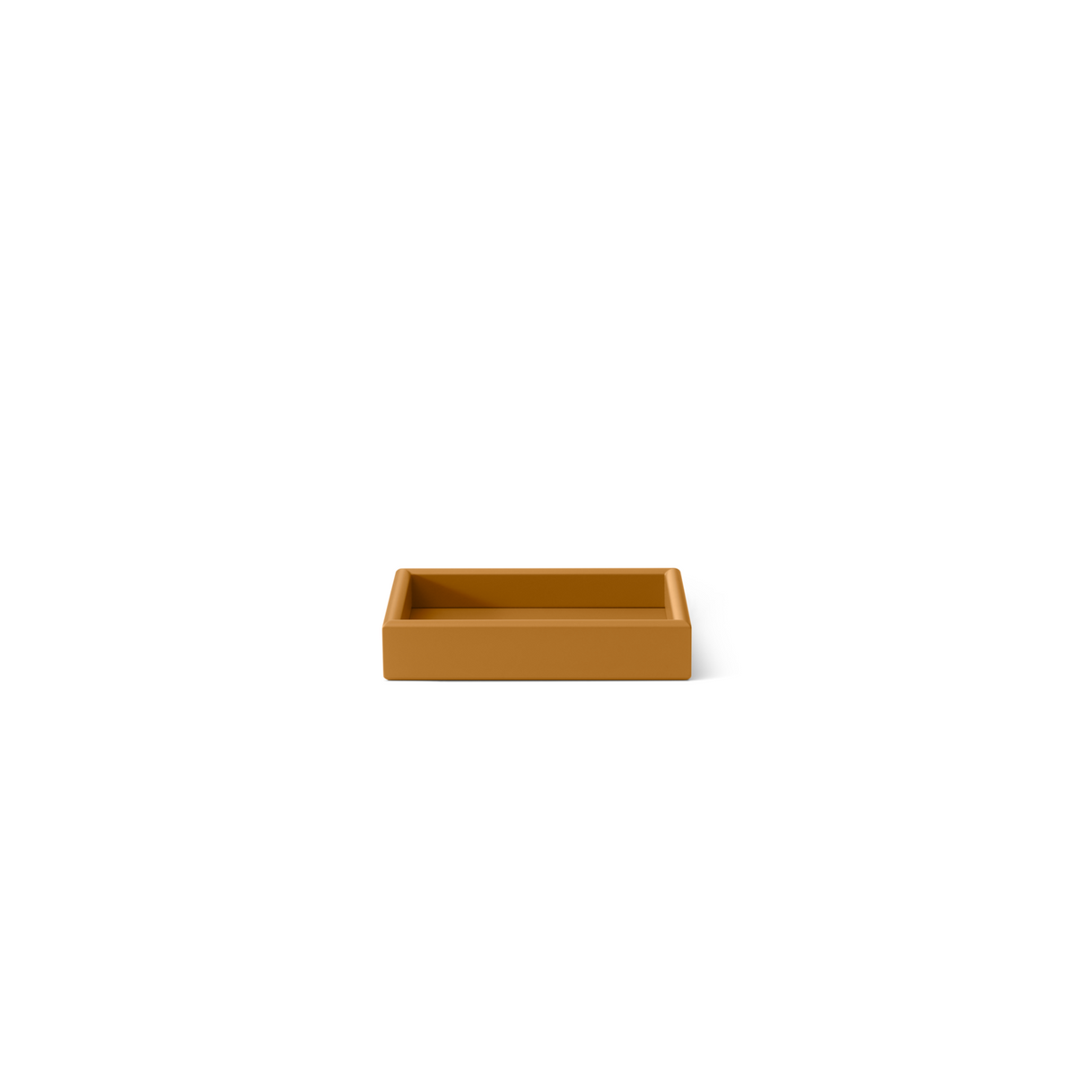 Plateau Arrange petit modèle 41T par Peter J. Lassen, laque 142 Amber, packshot Montana