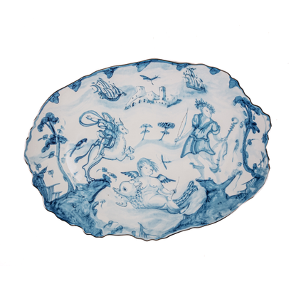 Plateau en porcelaine "Classics on Acid" par Diesel Living - Seletti-The Woods Gallery