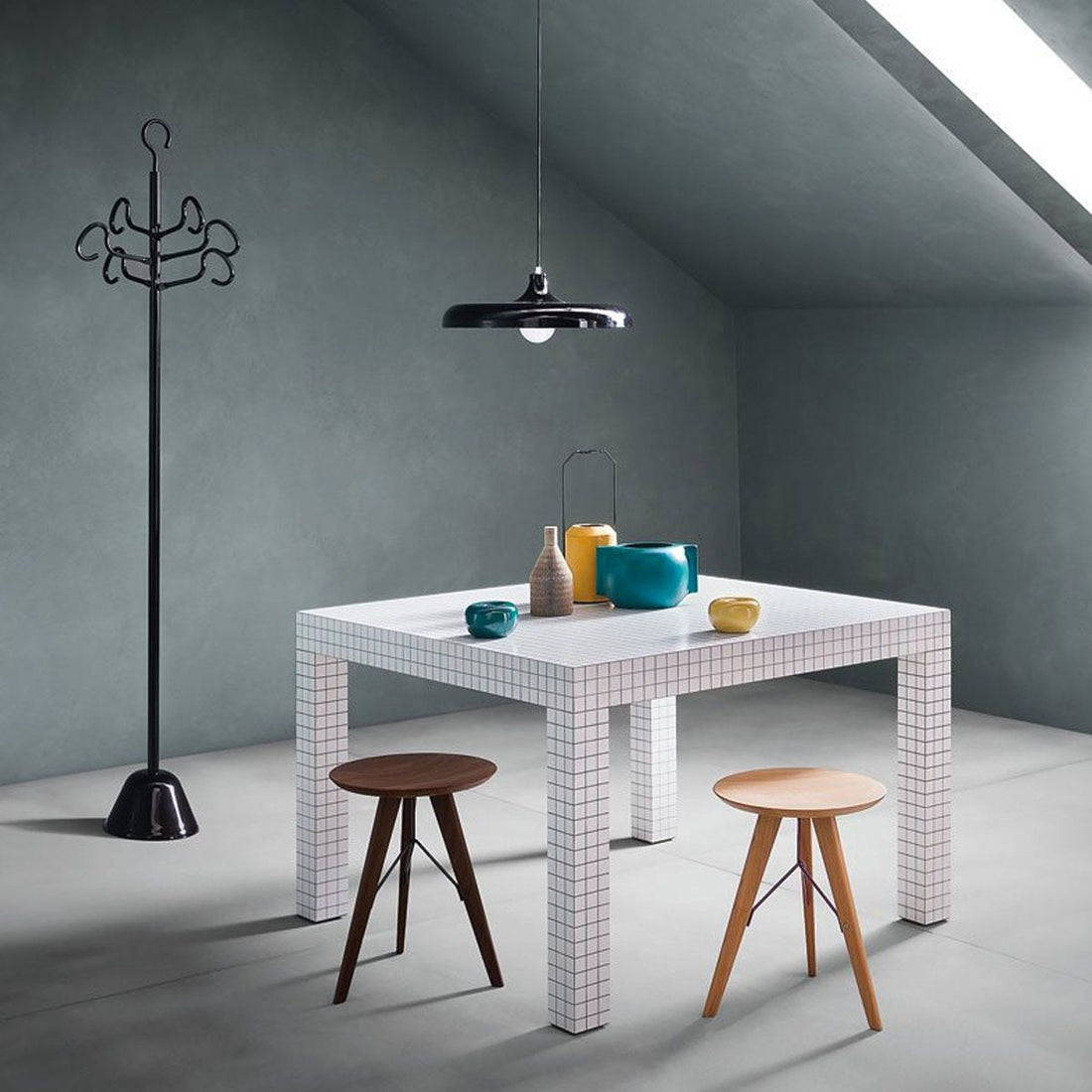 Porte-Manteaux Servomanto de Achille Castiglioni - Zanotta-en situation près d&