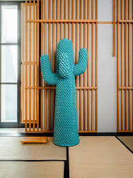 Porte manteau, sculpture Cactus Gammablue de Drocco & Mello - Gufram-The Woods Gallery