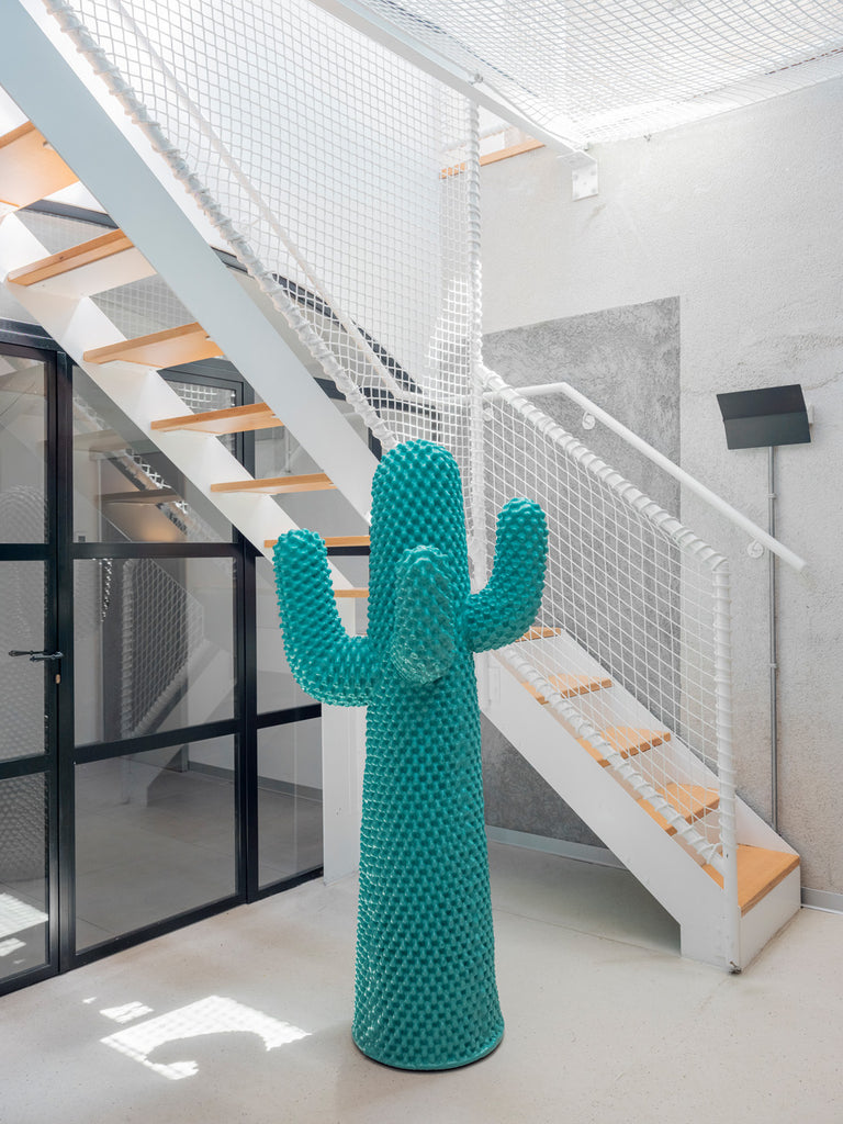 Porte manteau, sculpture Cactus Gammablue de Drocco & Mello - Gufram-The Woods Gallery
