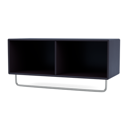 Porte-manteaux Coat par Peter J. Lassen, laque 147 Shadow, suspendu au mur, packshot Montana