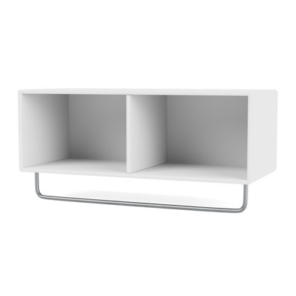 Porte-manteaux Coat par Peter J. Lassen, laque 38 Snow, suspendu au mur, packshot Montana