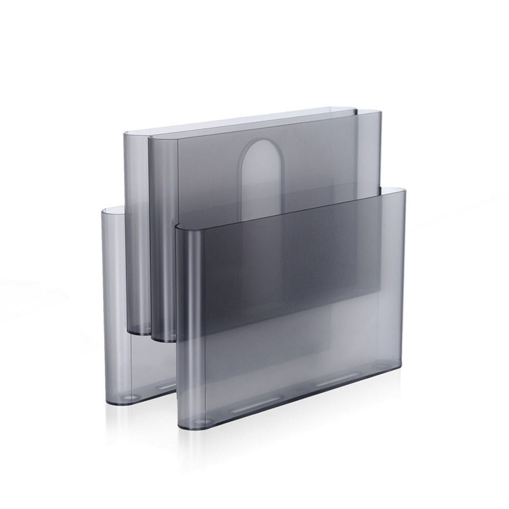 Porte-revues Magazine Holder de Giotto Stoppino - Kartell-Ambre-The Woods Gallery