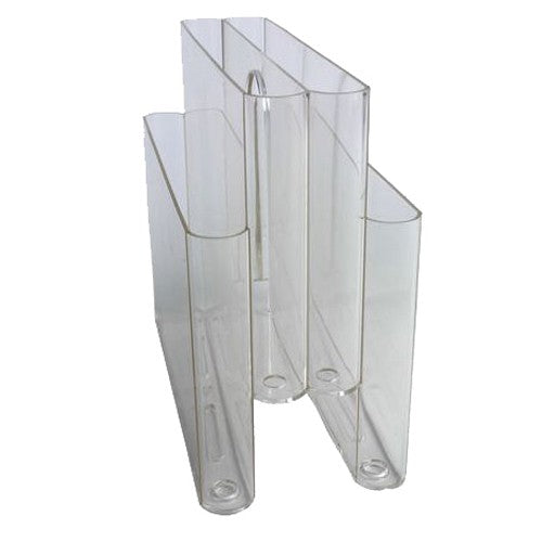 Porte-revues Magazine Holder de Giotto Stoppino - Kartell-Ambre-The Woods Gallery