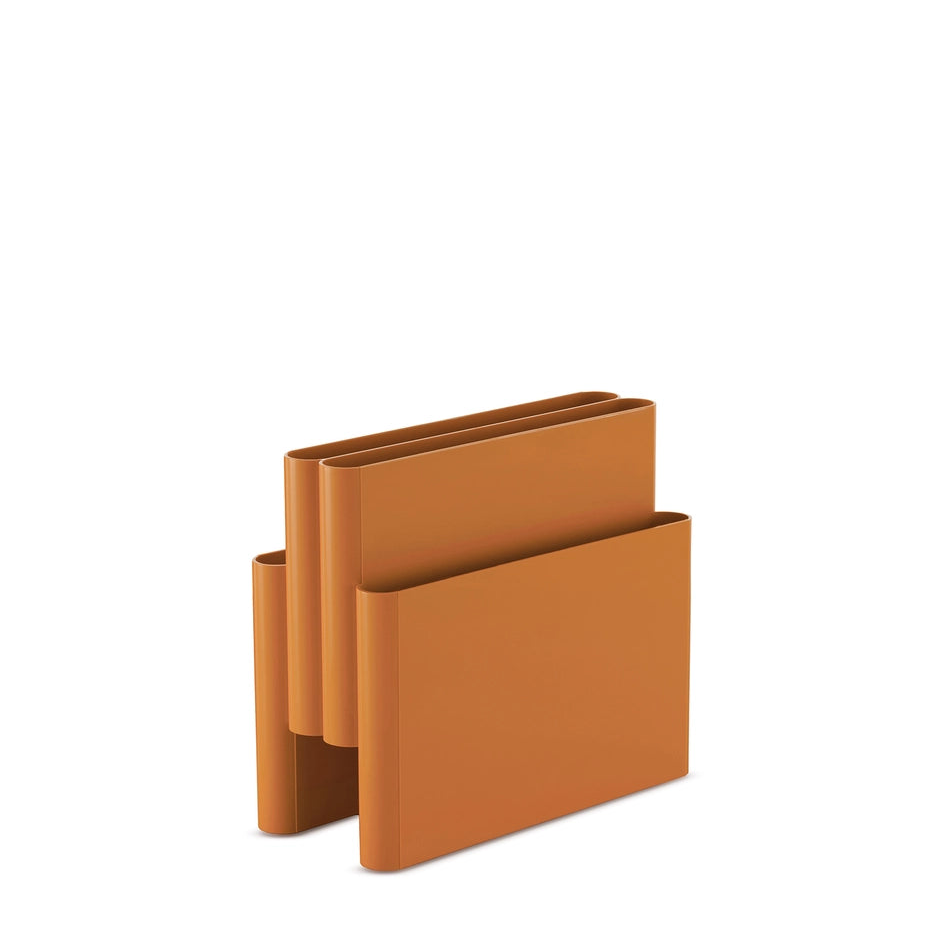 Porte-revues Magazine Holder de Giotto Stoppino - Kartell-Marron-The Woods Gallery